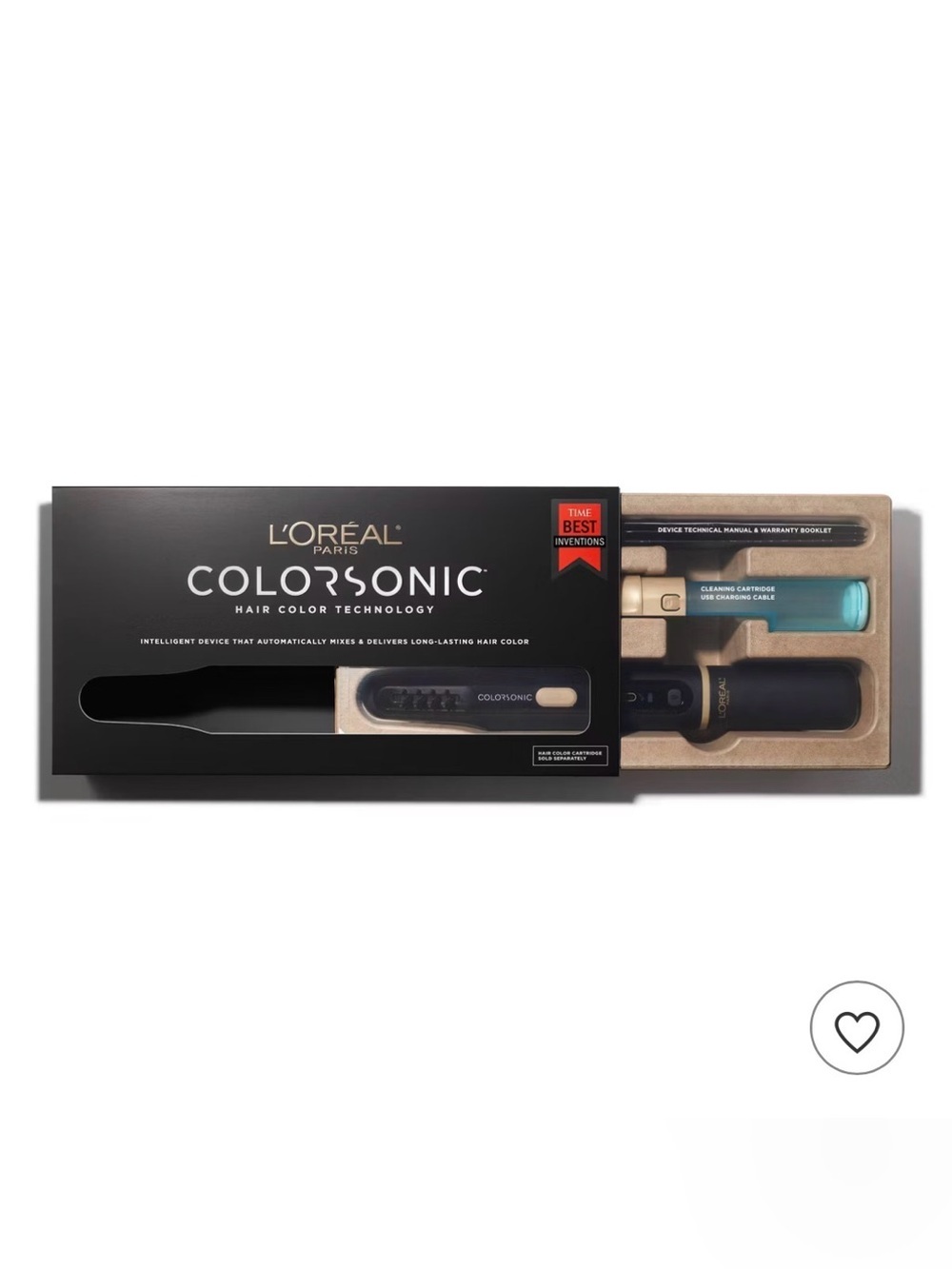 L'Oreal Paris Colorsonic Hair Color Device + Cartridge in 6G Hair Coloring Tool